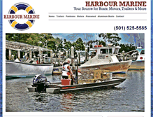 Tablet Screenshot of harboursmarine.com